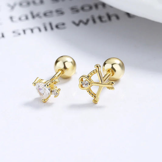 Cupid Gold Earrings